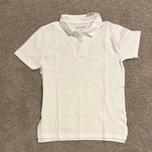 Crewcuts girls Classic White Polo uniform shirt size 12